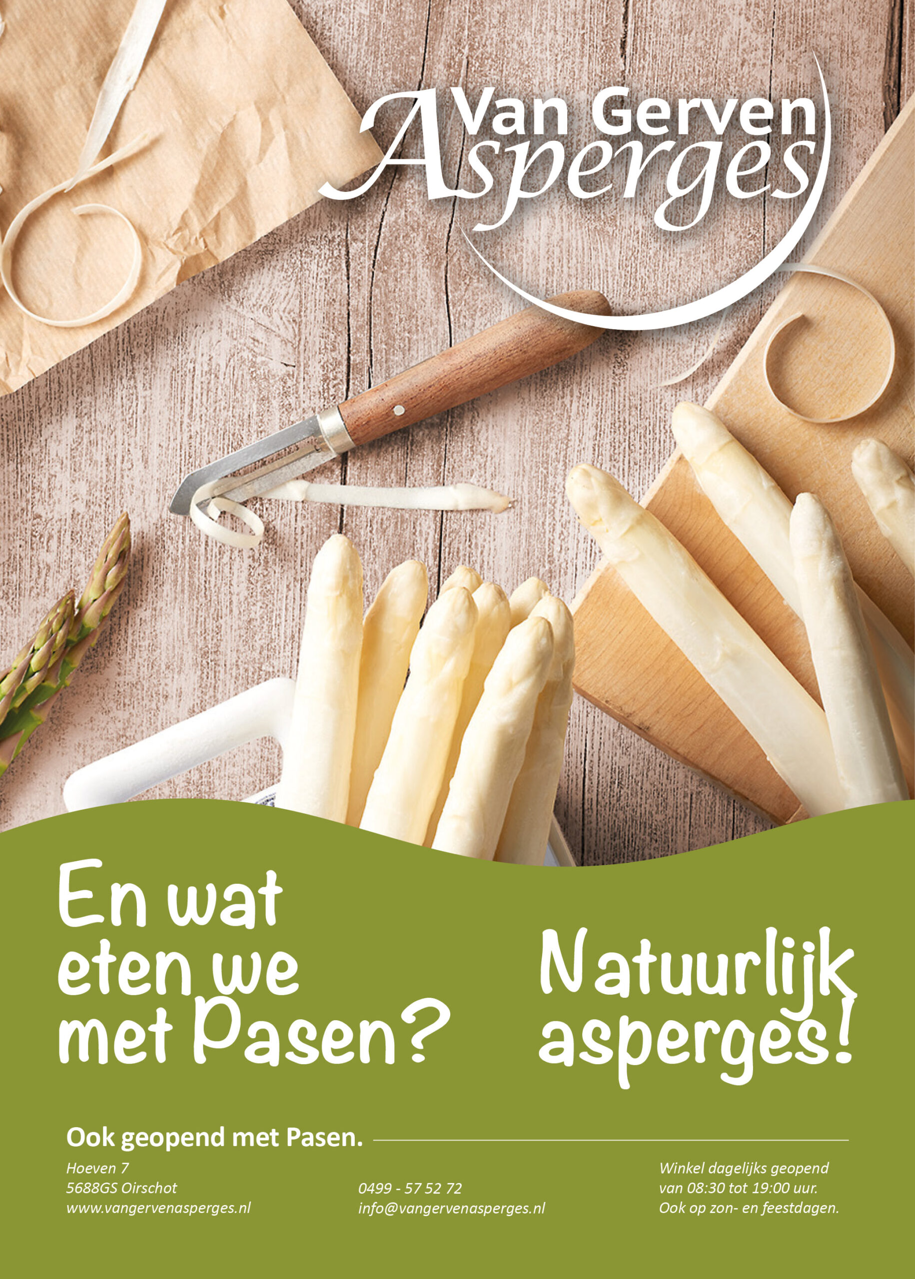 Met Pasen open!